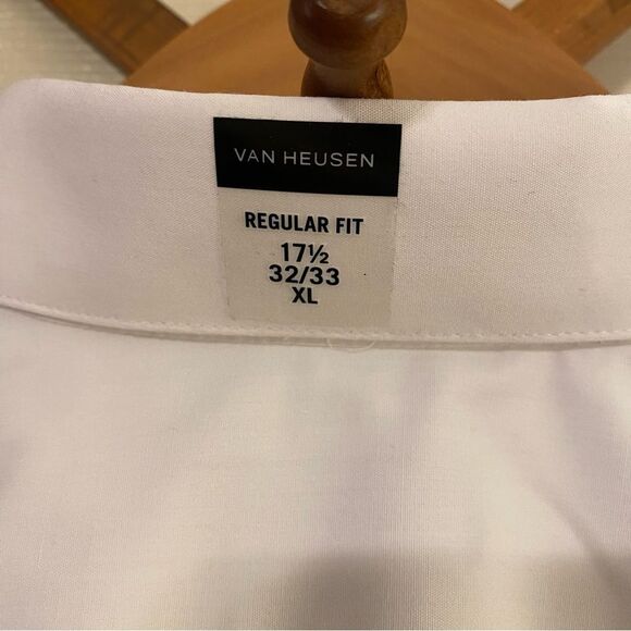 Van Heusen White Casual Button Down Shirt - Picture 6 of 9